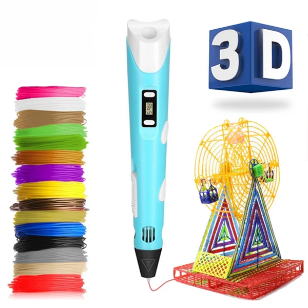 3Dpen, inovativní pero na vytváření 3D kreseb ve 3 různých barvách - Image 5
