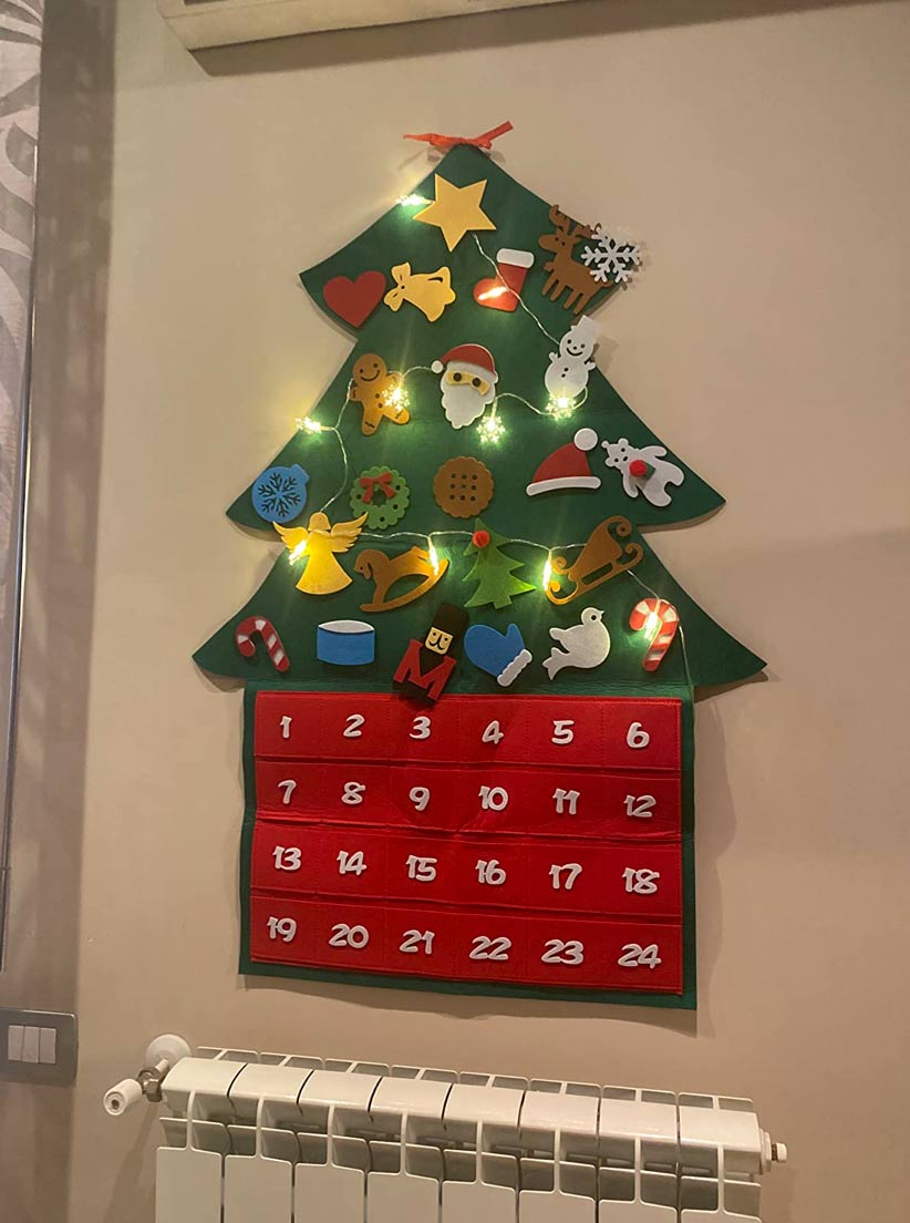 AdventTree, vánoční stromek z filcu s kalendářem - Image 9