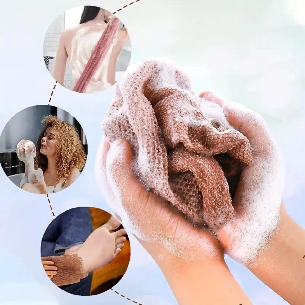 Důkladně exfoliujte a odstraňte všechny odumřelé kožní buňky pro jemnou, hladkou pokožku.