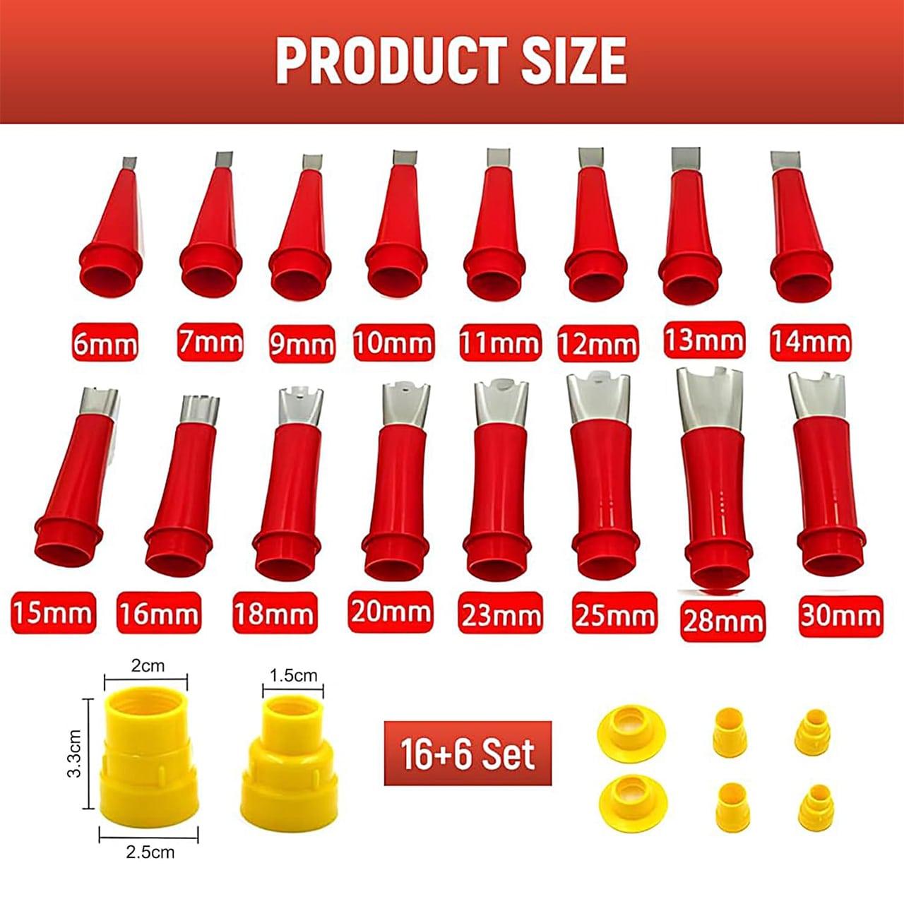 ApplicNozzle, 22-dílná sada míchacích a utěsňovacích trysek - Image 4