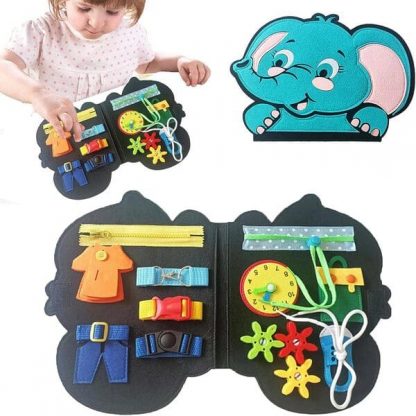 BUSYBOARD-TST, Senzorická rozvojová hračka v mapě - Image 1