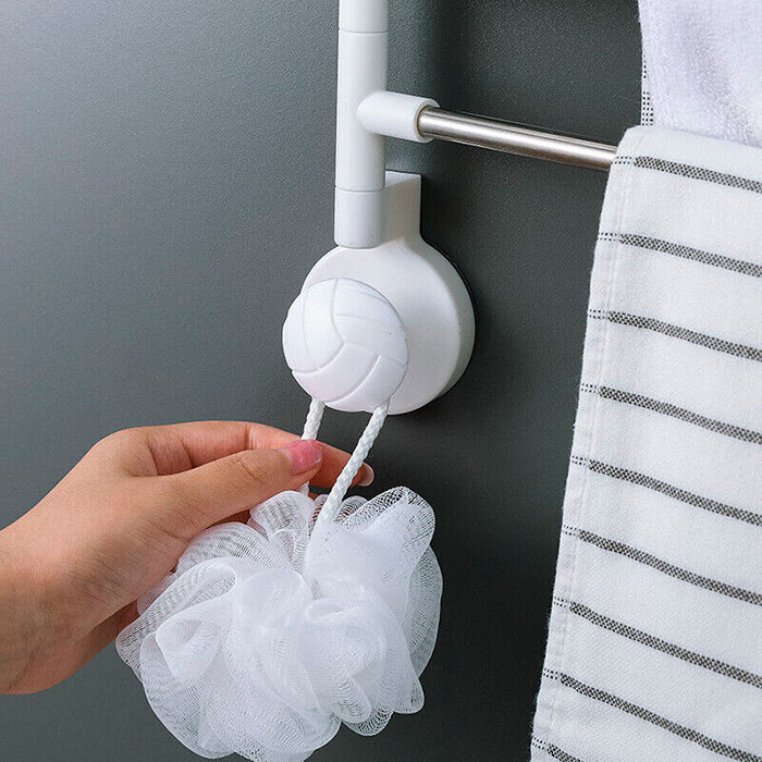 Snadná montáž rukojetí na držák a jednoduchá instalace na rovný povrch pomocí přísavek!