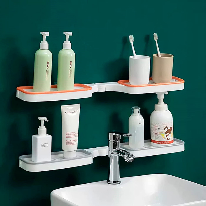 BathroomShelf, koupelnová polička, kterou lze nainstalovat v úhlu 90° nebo 180° - Image 8