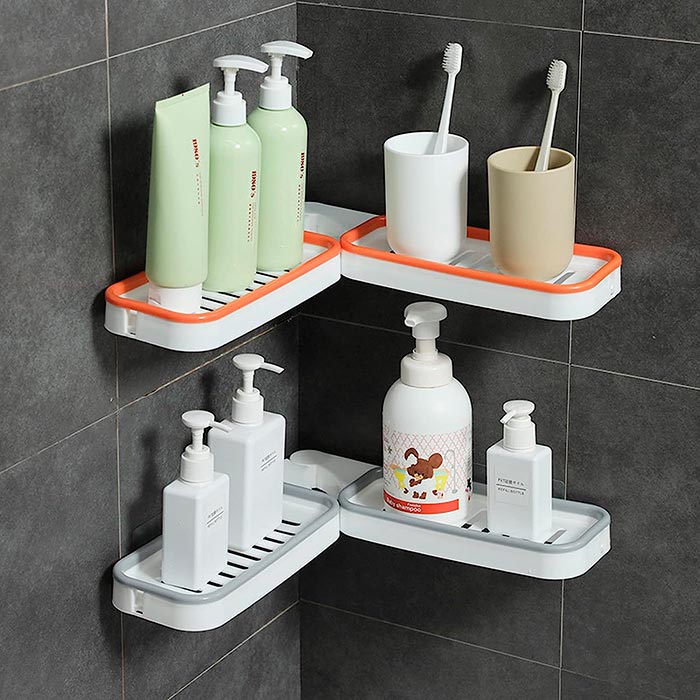 BathroomShelf, koupelnová polička, kterou lze nainstalovat v úhlu 90° nebo 180° - Image 9