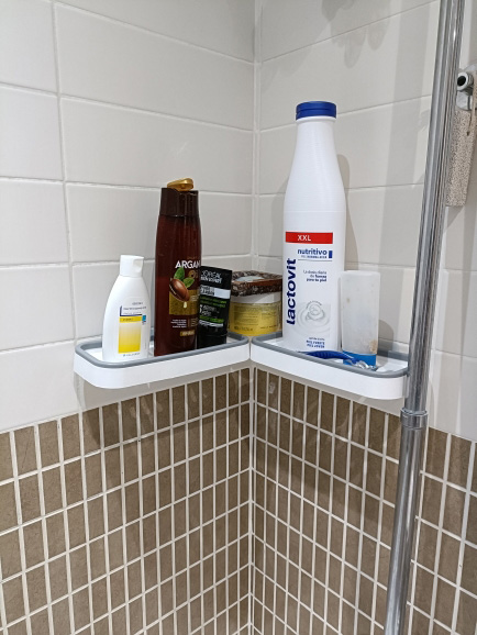 BathroomShelf, koupelnová polička, kterou lze nainstalovat v úhlu 90° nebo 180° - Image 10