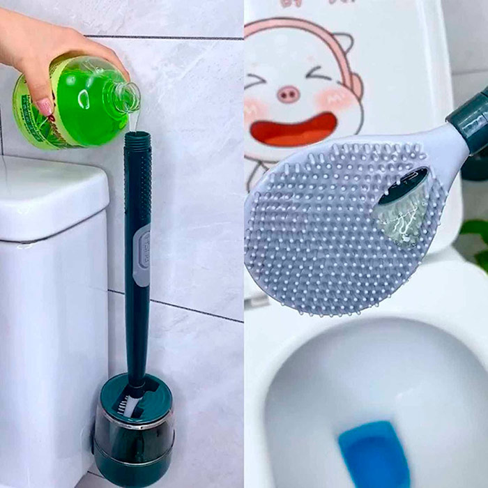 BestBrush, revoluční toaletní kartáček s tlačítkem pro vypouštění čističe - Image 8