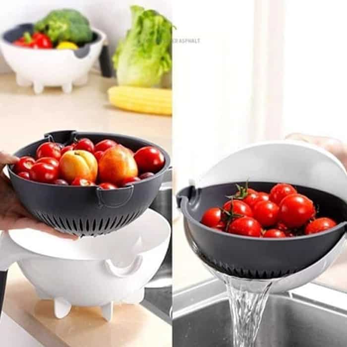 BowlCutter, multifunkční kráječ s přídavným cedníkem a ručním škrabkou - Image 7