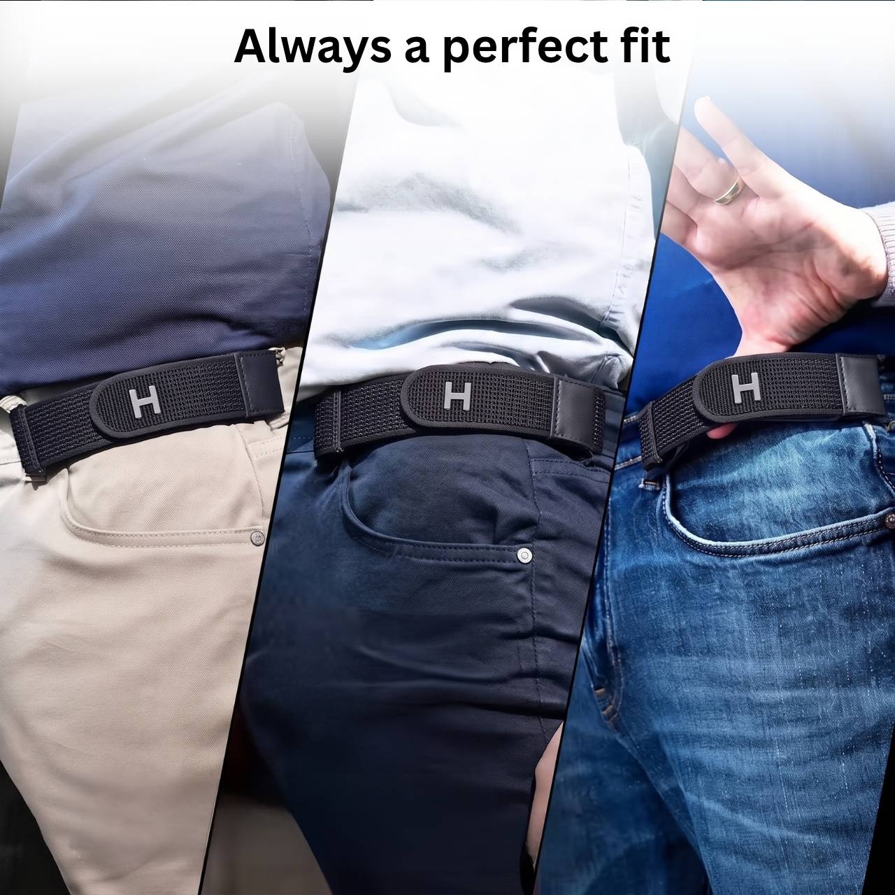 Elastický pásek bez přezky BuckBelt - Image 5