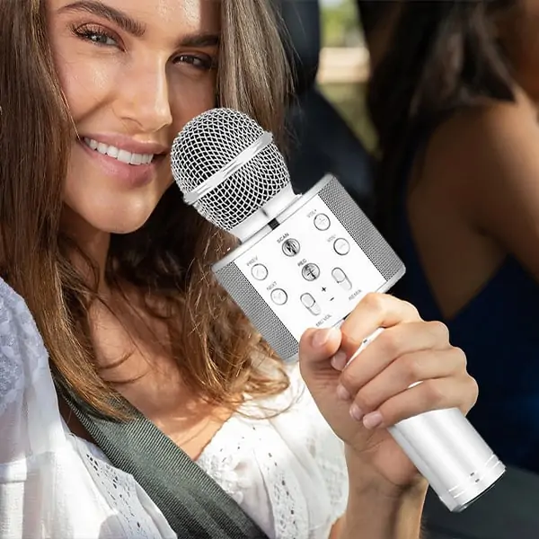 CaraokeStar, bezdrátový mikrofon se reproduktorem pro karaoke - Image 4