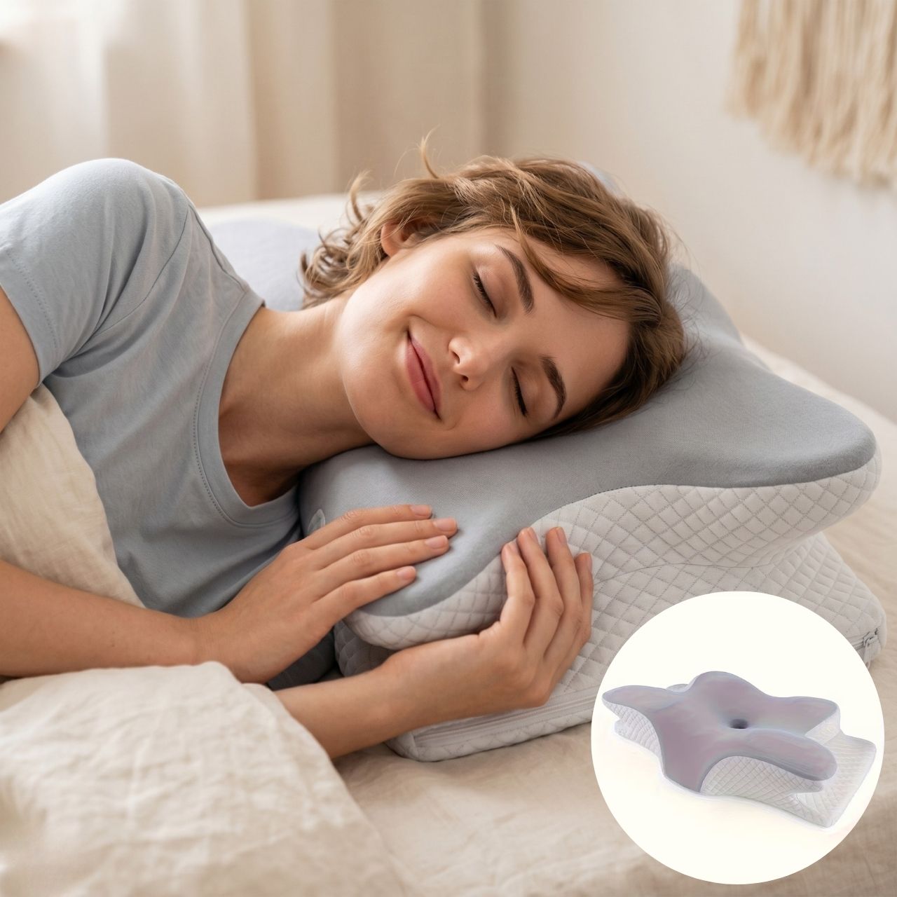 Ergonomický polštář s paměťovou pěnou, CervicalPillow - Image 10