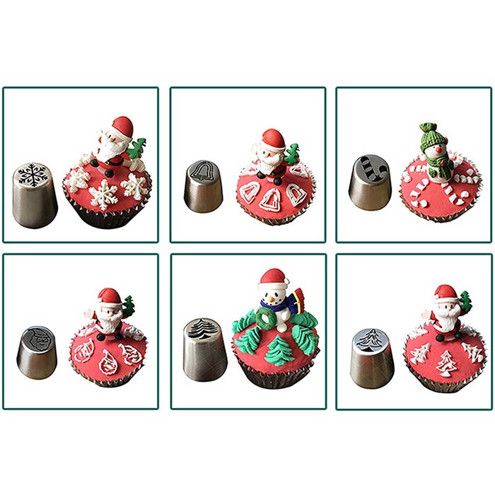 ChristmasNozzles, slavnostní zdobení dortů a jiných zákusků - Image 9