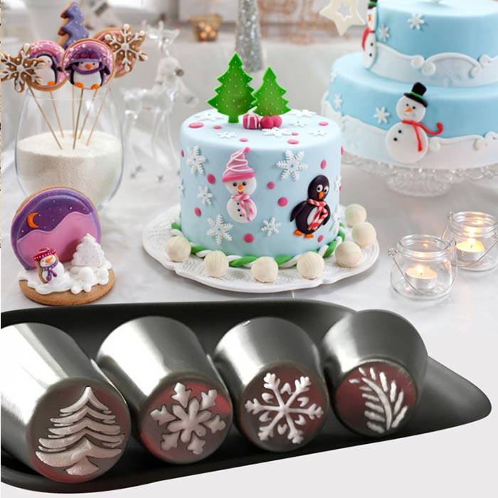 Až 15 různých slavnostních motivů pro zdobení dortů, cukroví, moučníků, cupcaků...