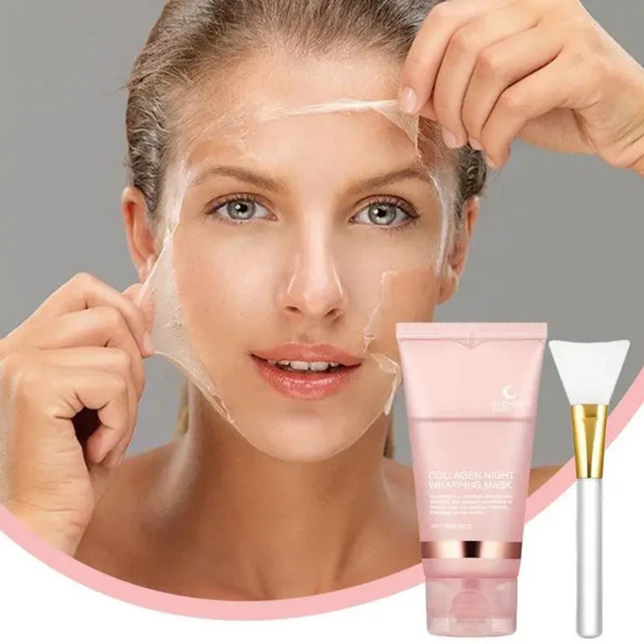 CollagenMask, kolagenová noční pleťová maska s peel-off efektem (1+1 ZDARMA ) - Image 7