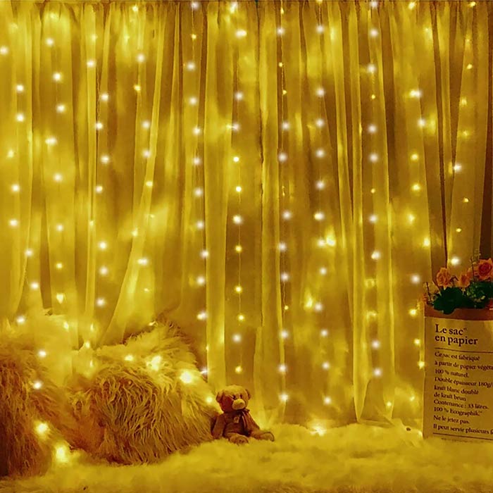 ColorfulCurtain, lehký závěs s 300 barevnými LED světly - Image 10