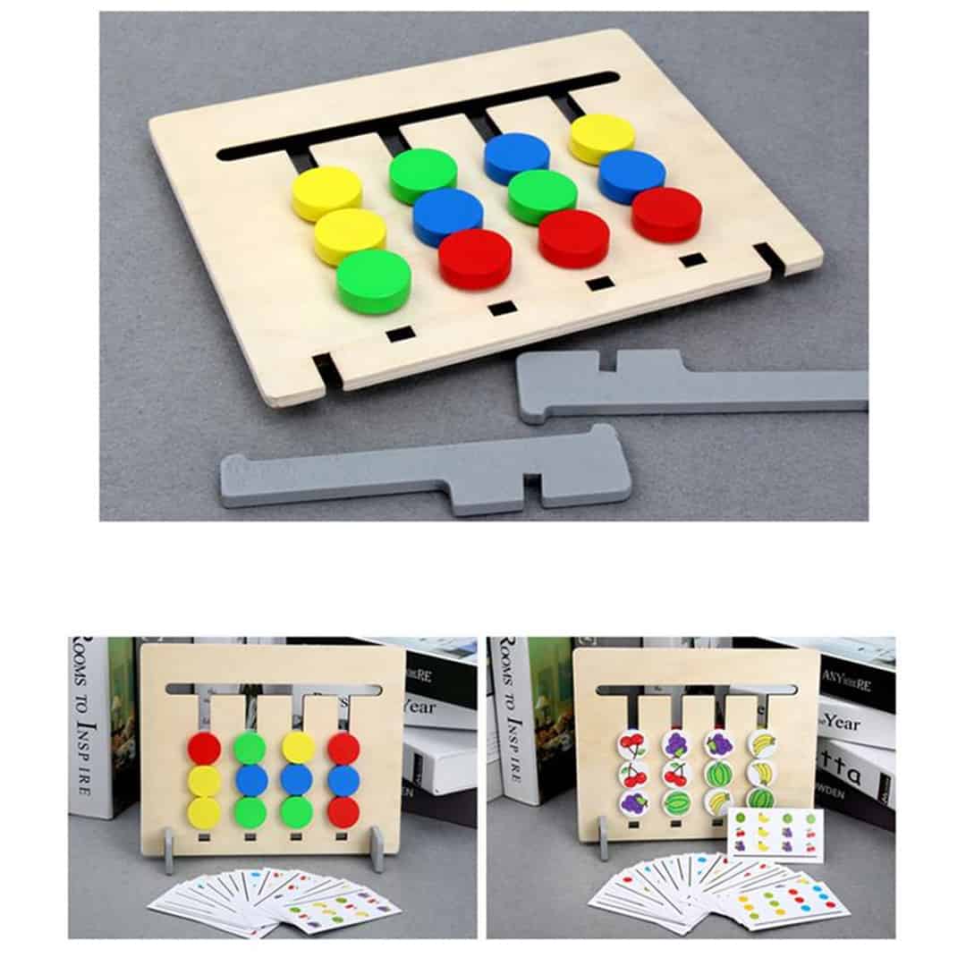 CombinationGame, dřevěná skládačka pro rozvoj logického myšlení (36 úkolů) - Image 4
