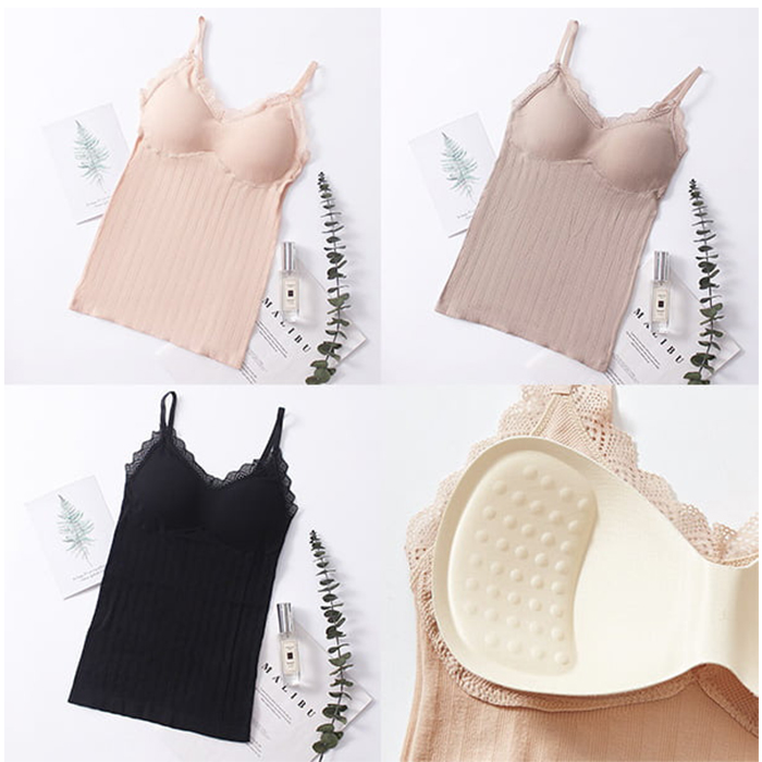 ComfortTop, 1+1 ZDARMA sada triček s výztuží v černé a béžové barvě - Image 8