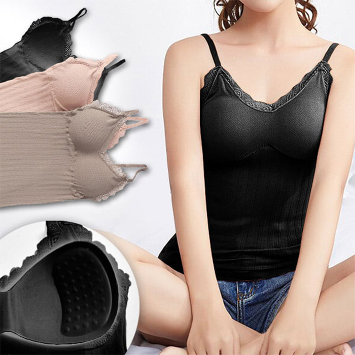 ComfortTop, 1+1 ZDARMA sada triček s výztuží v černé a béžové barvě - Image 9