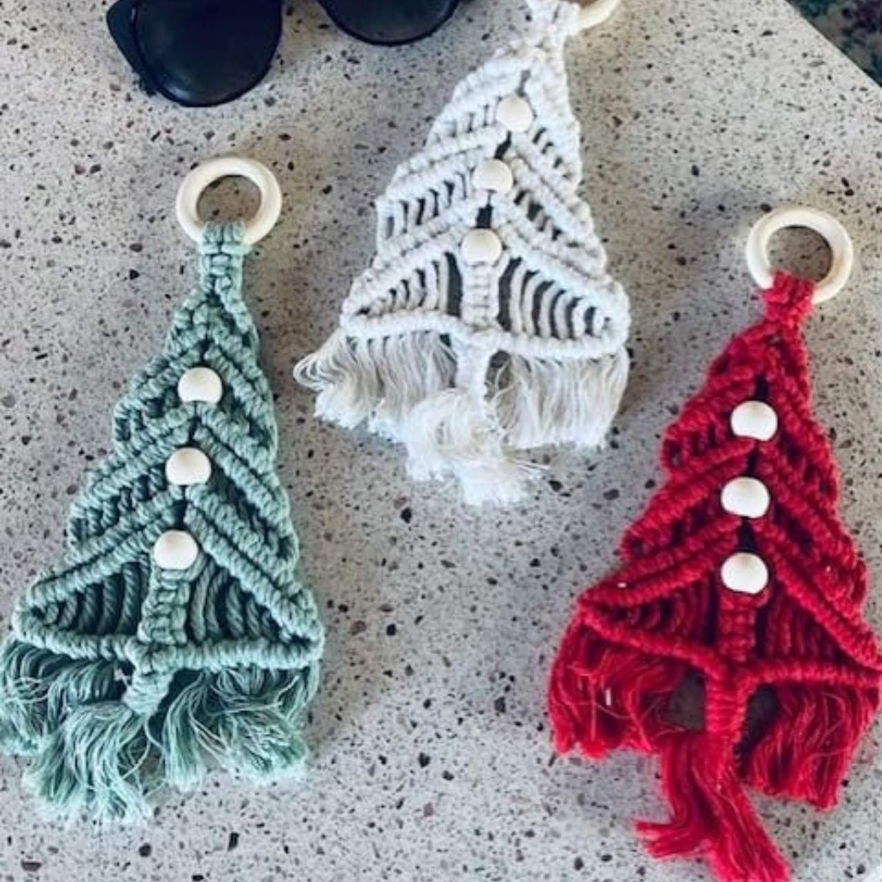CraftKit, vánoční sada na výrobu makramé ozdob - Image 10