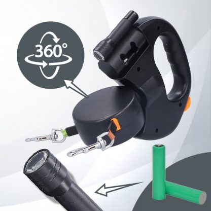 DDR-TST, Dvojitý vodítko pro psy FlexiPaws - Image 4