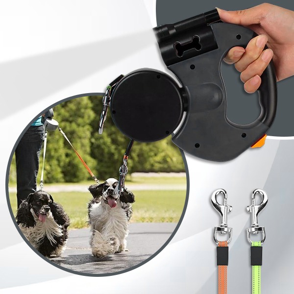 DDR-TST, Dvojitý vodítko pro psy FlexiPaws - Image 8
