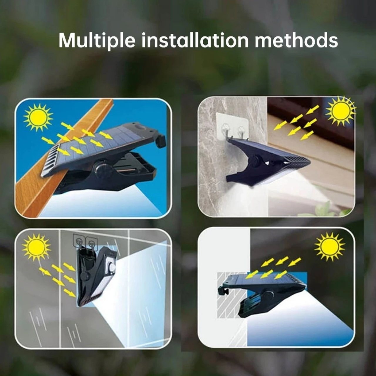 DeckClip, solární zahradní osvětlení s klipem a senzorem pohybu - Image 9