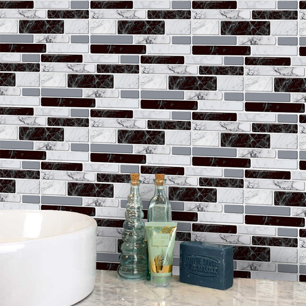 DecorWallpaper, trojrozměrné tapety na zeď v imitaci dlaždic (12 ks) - Image 7