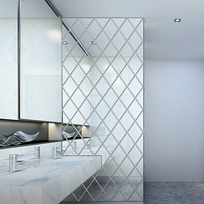 DiamondMirror, zrcadlové nálepky ve tvaru diamantu, které rozzáří a osvětlí každou místnost (32 ks) - Image 5