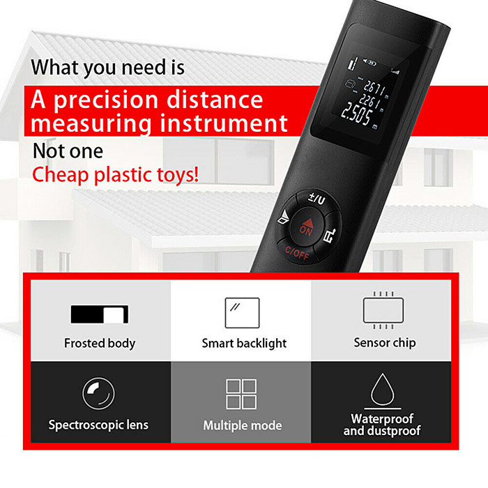 DistanceMeter, laserový měřič vzdálenosti - Image 4