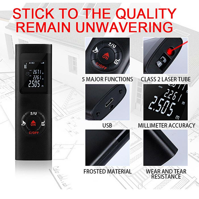 DistanceMeter, laserový měřič vzdálenosti - Image 5