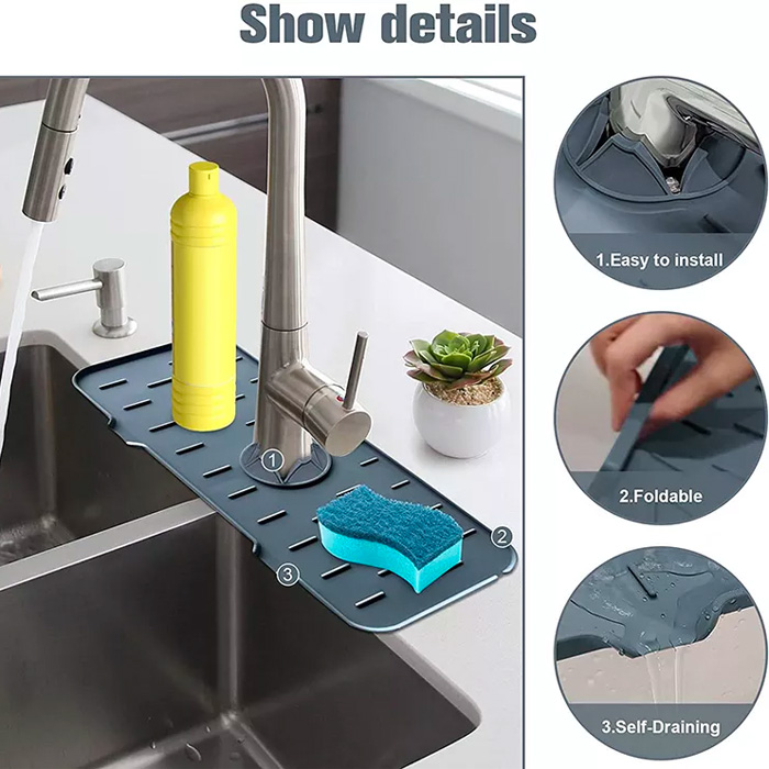 DryingPad, silikonová podložka pro kuchyňský dřez nebo umyvadlo v koupelně - Image 8