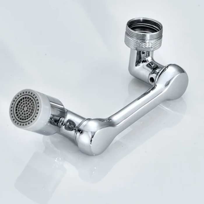 DualFaucet, nástavec na vodovodní kohoutek, který lze otáčet o 1080° a má 2 způsoby vypouštění vody - Image 3