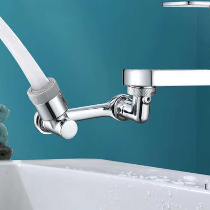 DualFaucet, nástavec na vodovodní kohoutek, který lze otáčet o 1080° a má 2 způsoby vypouštění vody - Image 4
