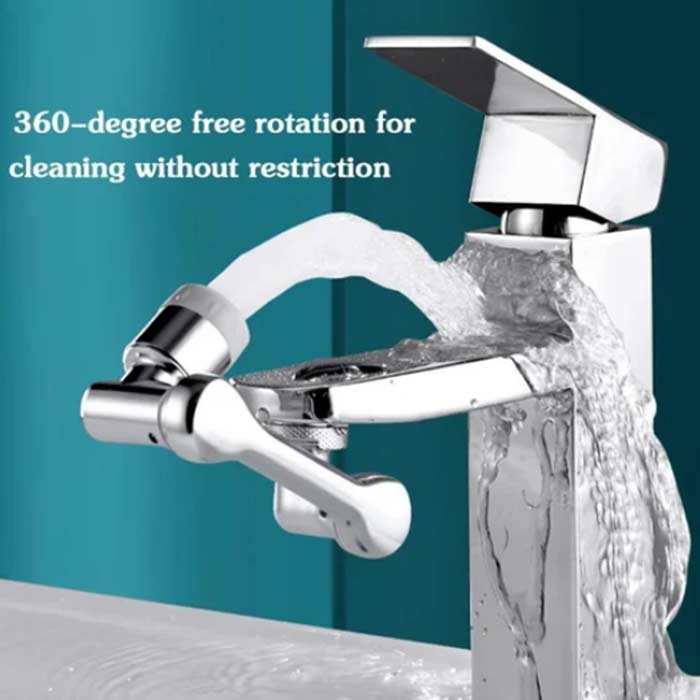 DualFaucet, nástavec na vodovodní kohoutek, který lze otáčet o 1080° a má 2 způsoby vypouštění vody - Image 6
