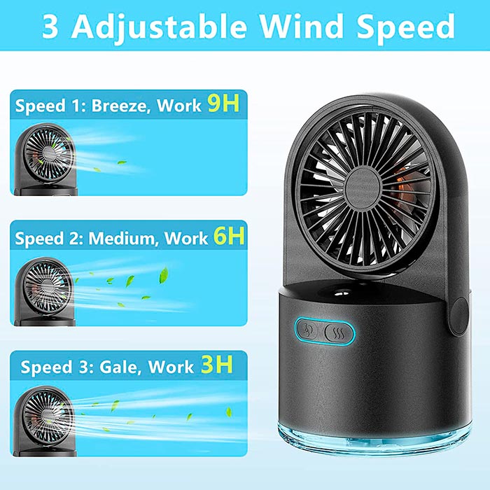 FanMist, ventilátor, který ochlazuje a zvlhčuje místnost - Image 3