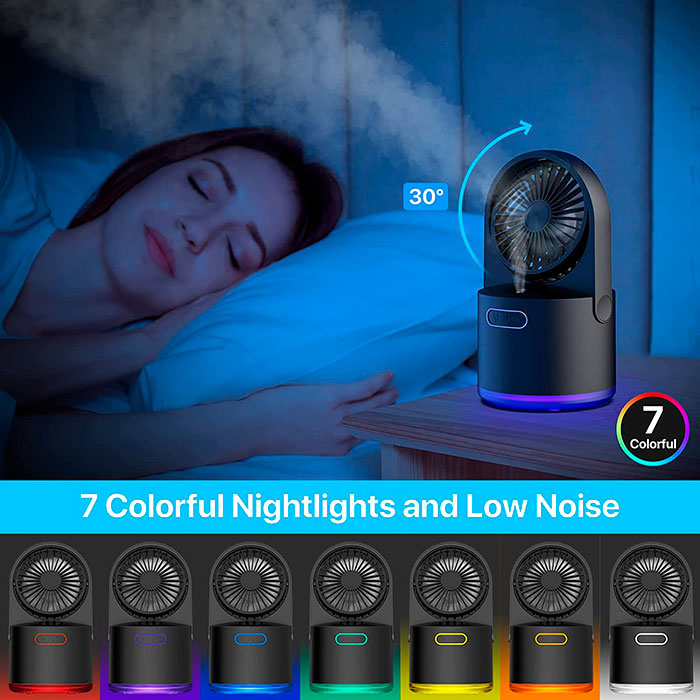 FanMist, ventilátor, který ochlazuje a zvlhčuje místnost - Image 4