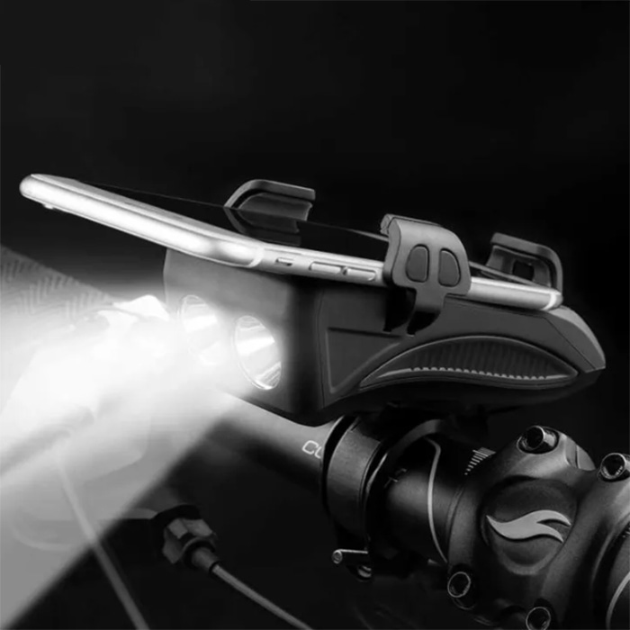 FastBike kombinuje svítilnu, nabíjecí stanici, zvonek a držák na telefon!