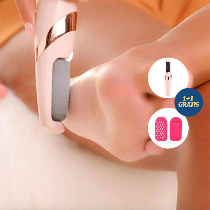 FeetBundle, elektrický váleček na odstranění tvrdé kůže + ponožky na suchou a popraskanou kůži ZDARMA - Image 2