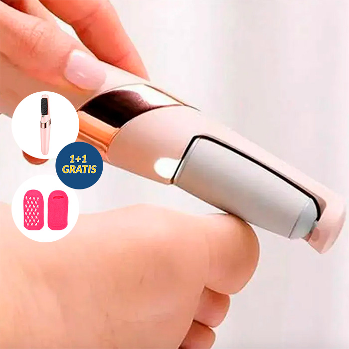 FeetBundle, elektrický váleček na odstranění tvrdé kůže + ponožky na suchou a popraskanou kůži ZDARMA - Image 3