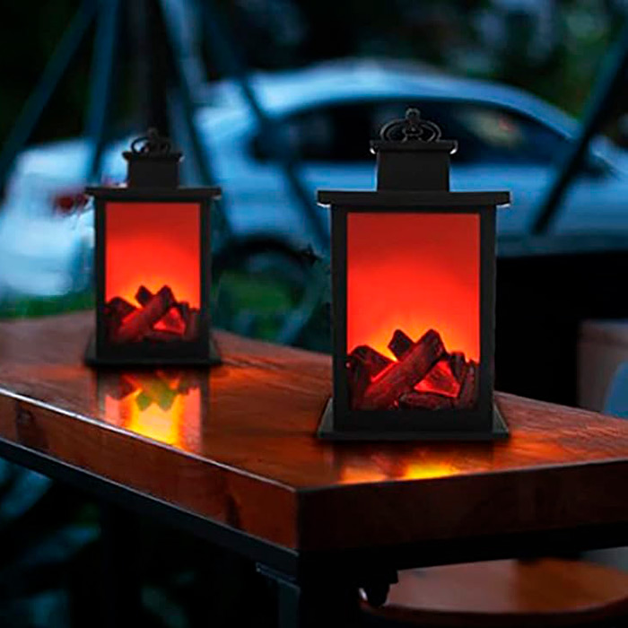 FireLantern, dekorativní lampa s vzhledem krbu a virtuálním ohněm - Image 6