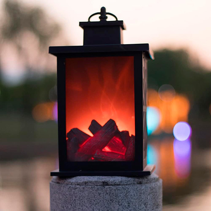 FireLantern, dekorativní lampa s vzhledem krbu a virtuálním ohněm - Image 8