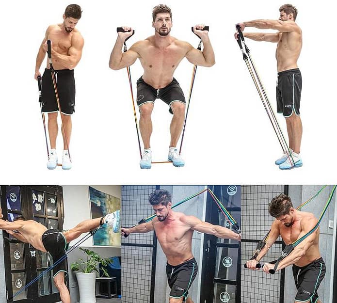 FitBands, elastické tréninkové pásy s držadly - Image 8