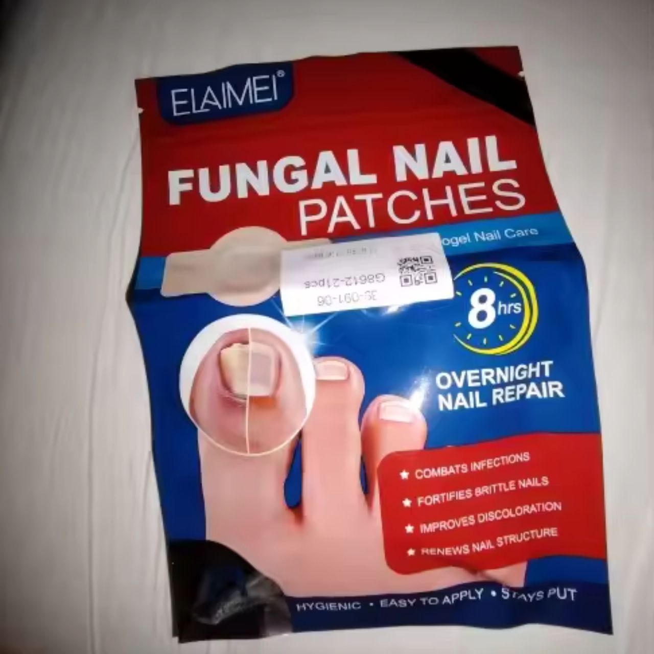 FungalPatches, regenerační náplasti pro péči o poškozené nehty (21 ks.) - Image 6
