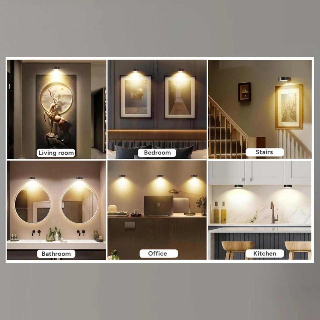 GalleryGlow, Magnetické LED osvětlení obrázků (2 ks) - Image 5