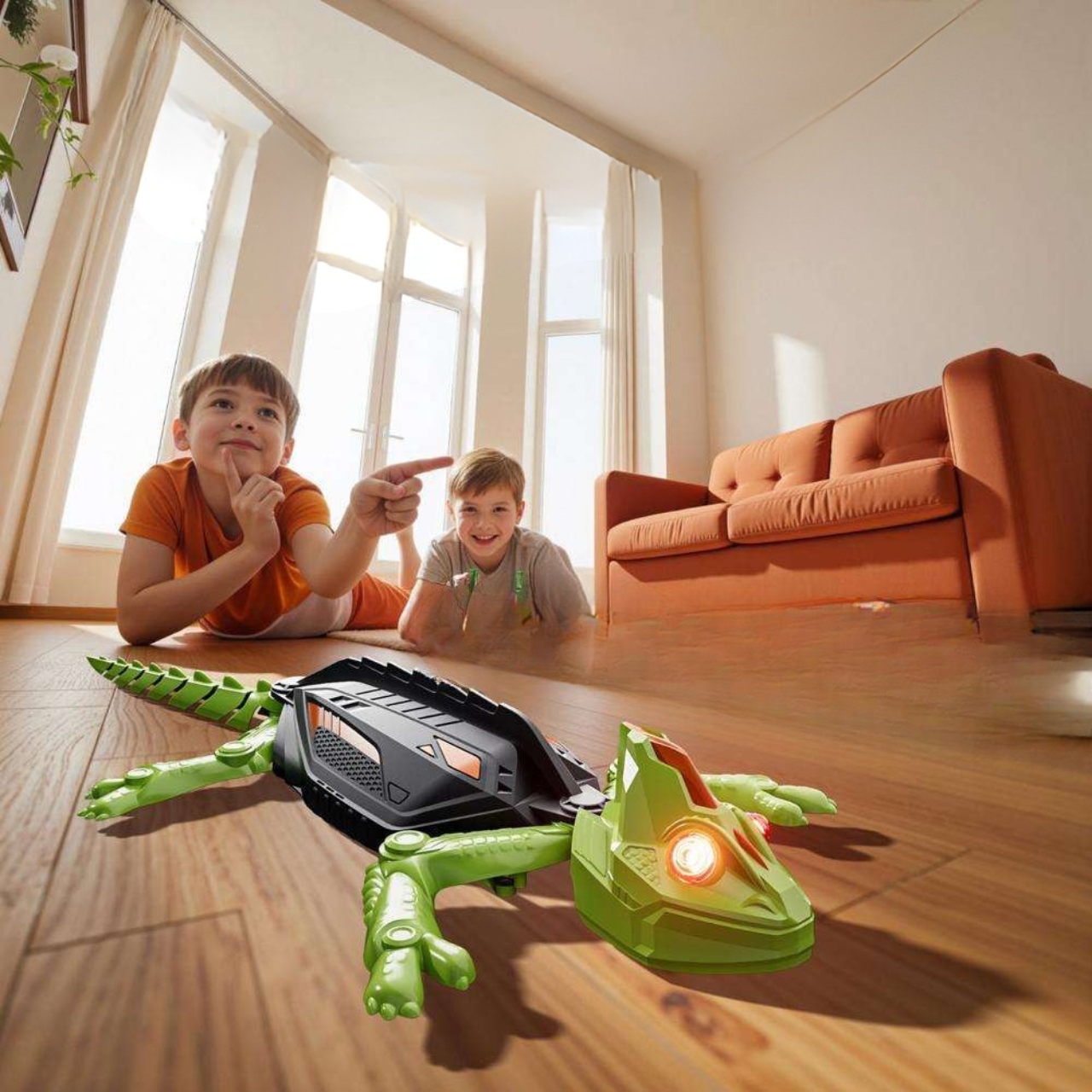 Gecko, dálkově ovládaný ještěr, který leze po podlahách a stěnách - Image 4