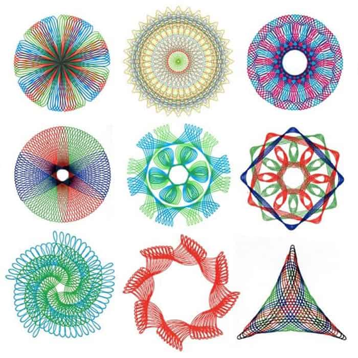 GeoArtKit, 27dílná sada pro kreslení s geometrickými spirografy - Image 8