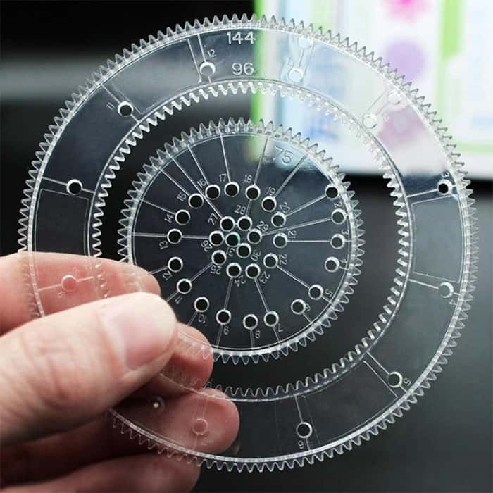 GeoArtKit, 27dílná sada pro kreslení s geometrickými spirografy - Image 9