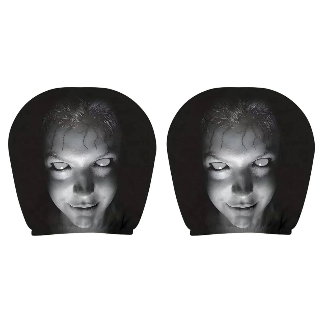 Strašidelné potahy na opěrky hlavy do auta (2 kusy), GhostFace - Image 3