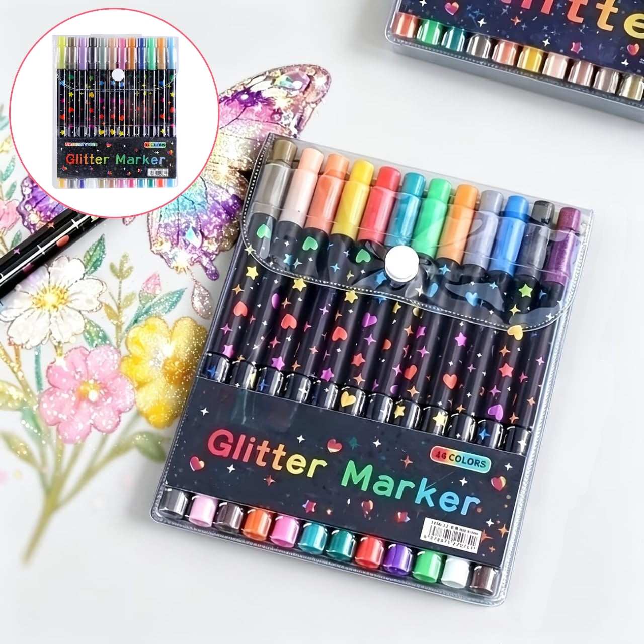 Glitter Markers, GlitterMarkers - Image 4