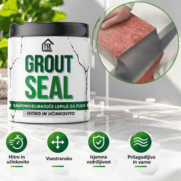 Tmel na praskliny a spáry, GroutSeal - video