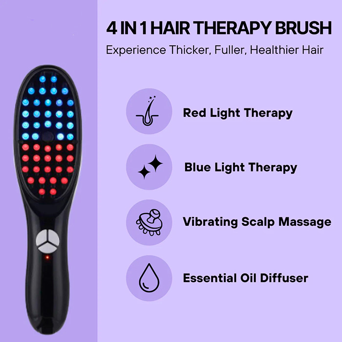 GrowthBrush, 4v1 terapeutický kartáč na vlasy - Image 5